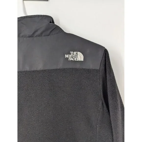 The‎ North Face Girls Medium Black Polartec Fleece Full Zip Jacket Zip Pockets - Picture 11 of 11